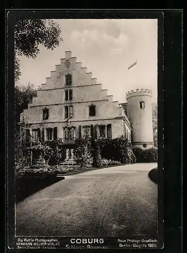 Foto-AK NPG Nr. 1337: Coburg, Schloss Rosenau