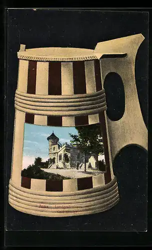 AK Jena, Gasthaus Landgrafenhaus, Bes. Carl Köhler