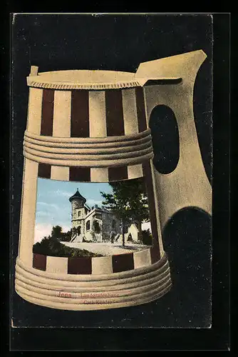 AK Jena, Gasthaus Landgrafenhaus, Bes. Carl Köhler