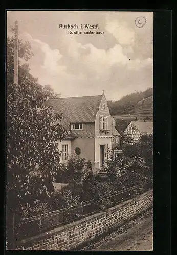 AK Burbach, Blick zum Konfirmandenhaus