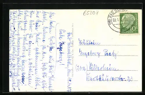 AK Bad Schwalbach, Bundesbahnzentralschule Oase, Inh. Fam. Steinke