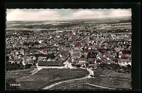 AK Fellbach, Blick auf den Ort