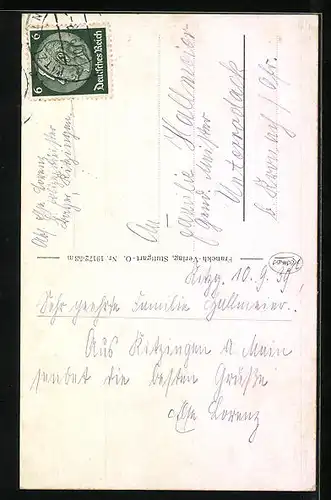 AK Kitzingen a. M., Marktplatz mit Rathaus