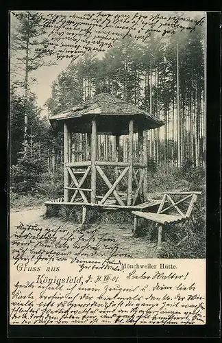 AK Königsfeld, Mönchweiler Hütte