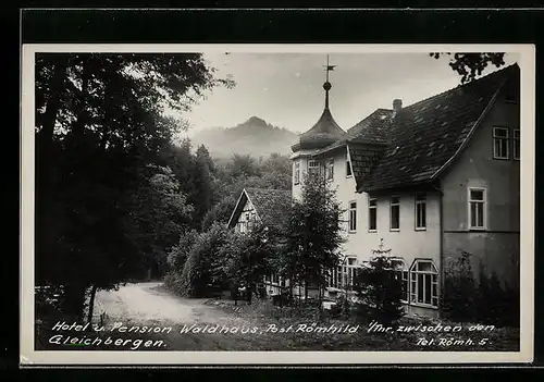 AK Römhild, Hotel u. Pension Waldhaus