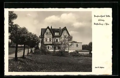 AK Masserberg /Thür., Pensionshaus Villa Ludwig