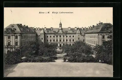AK Büren i. W., Königliches Lehrerseminar