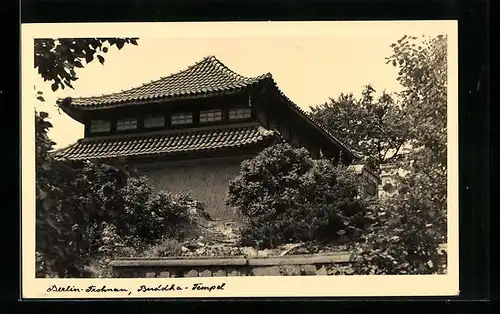 AK Berlin-Frohnau, Buddha-Tempel