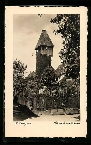 AK Tiengen, Blick auf den Storchenturm