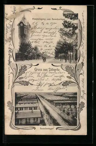 AK Döberitz, Barackenlager, Truppenübungsplatz