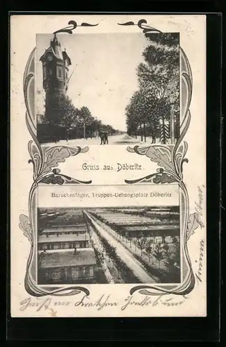 AK Döberitz, Truppenübungsplatz, Barackenlager