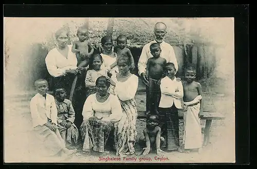 AK Ceylon, Singhalese Family group