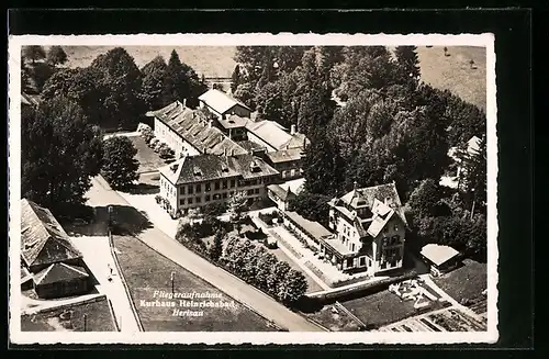 AK Herisau, Fliegeraufnahme, Kurhaus Heinrichsbad