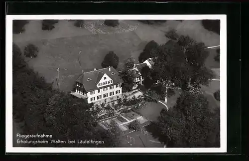 AK Läufelfingen, Erholungsheim Walten, Fliegeraufnahme