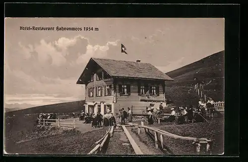 AK Adelboden, Hotel-Restaurant Hahnenmoos, 1954 m