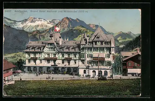 AK Adelboden, Grand Hotel National und Wildstrubel