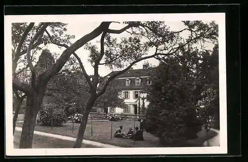 AK Pratteln, Chateau de Mayenfels, Partie du Jardin