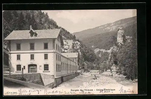 AK Gorges de l`Areuse, Usine electrique