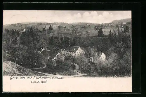 AK Zollikerberg, Blick auf die Trichtenhauser Mühle