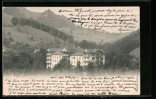 AK Langenbruck, Ansicht des Kurhauses
