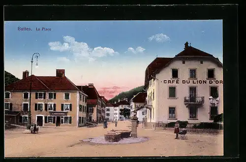 AK Buttes, La Place, Cafe du Lion d`Or