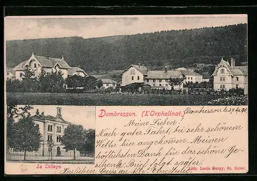 AK Dombresson, Le College, Ortsansicht