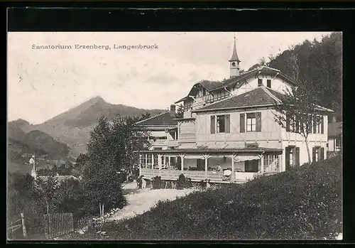 AK Langenbruck, Sanatorium Erzenberg