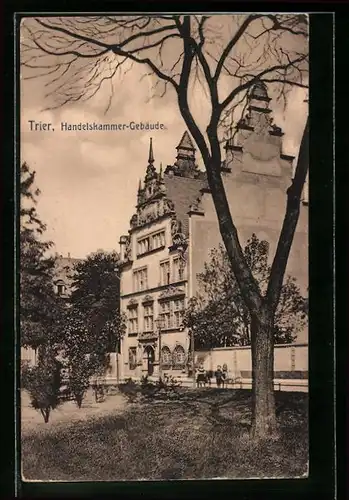 AK Trier, Ansicht des Handelskammer-Gebäudes