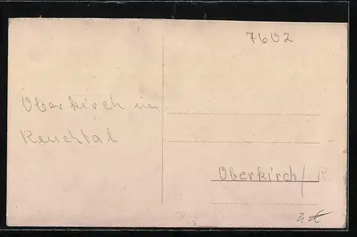 AK Oberkirch, Totalansicht aus der Vogelschau