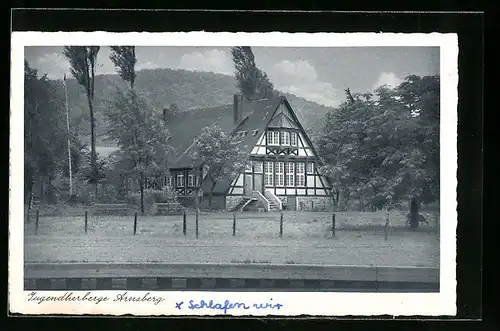 AK Arnsberg, Blick auf die Jugendherberge, Hellefelderstr. 132