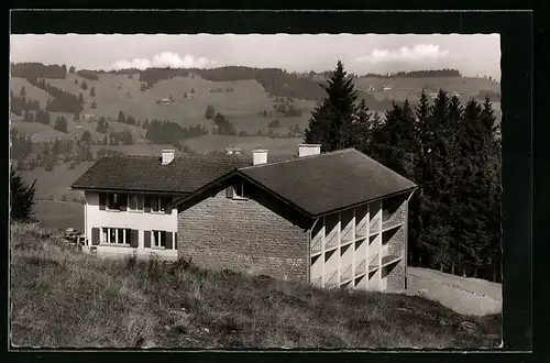 AK Kranzegg /Allgäu, Blick auf Haus Kranzegg, Turnerheim d. Rheinisch-Westfälischen-Turnverbandes