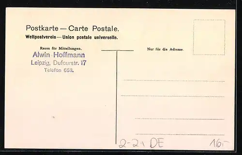 Künstler-AK Deutsch-Ostafrika, Briefmarken und Wappen