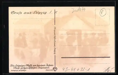 AK Leipzig, Leipziger Messe vor hundert Jahren, Grimmaische Strasse