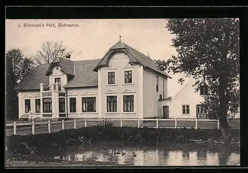 AK Schnarup, Gasthaus J. Börnsen`s Hof