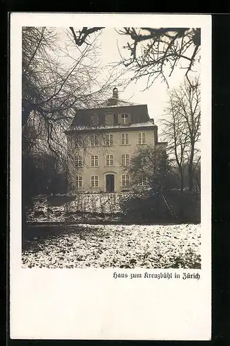 AK Zürich, Haus zum Kreuzbühl
