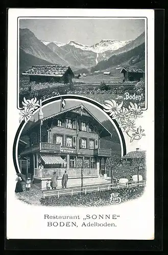 AK Adelboden, Restaurant Sonne im Boden