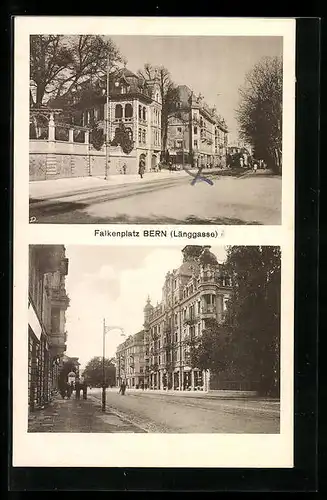 AK Bern, Falkenplatz, Länggasse