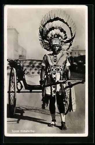 Künstler-AK Typical Ricksha Boy