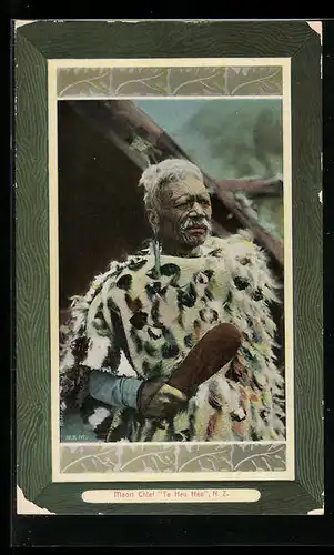AK Neuseeland, Maorihäuptling Te Heu Heu