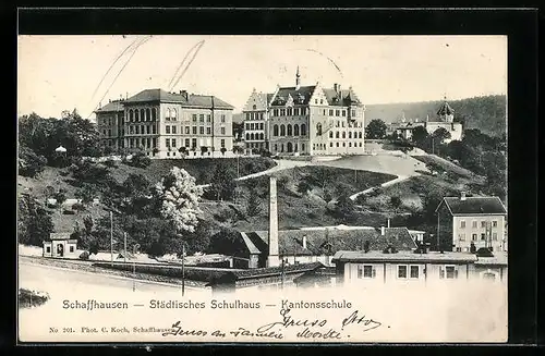 AK Schaffhausen, Städtisches Schulhaus und Kantonsschule