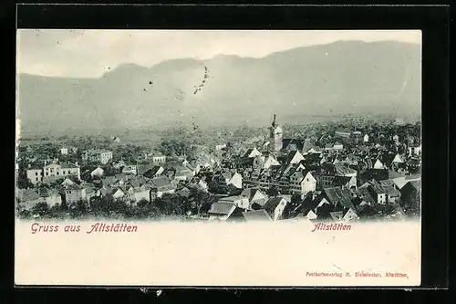 AK Altstätten, Stadtpanorama