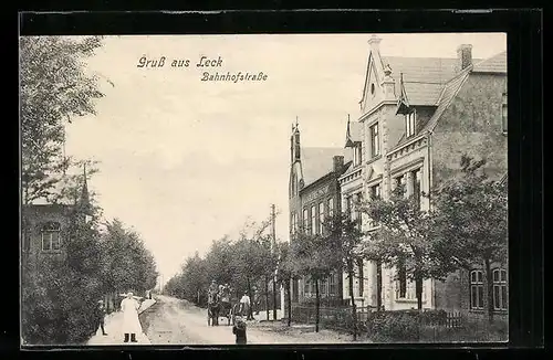 AK Leck, Blick in die Bahnhofstrasse
