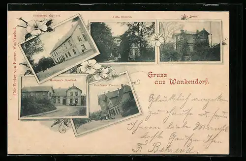 AK Wankendorf, Heinsens Gasthof, Kaufhaus Freese, Villa Blunck