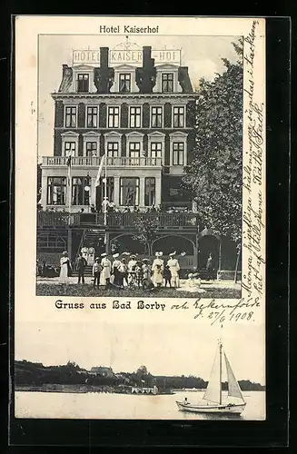 AK Bad Borby, Hotel Kaiserhof