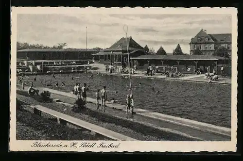 AK Bleicherode a. H., Städt. Freibad