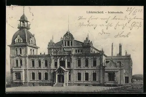 AK Lüdenscheid, Blick auf die Schützenhalle