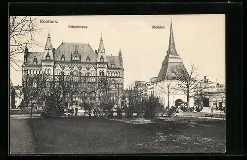 AK Rostock, Ständehaus und Steintor