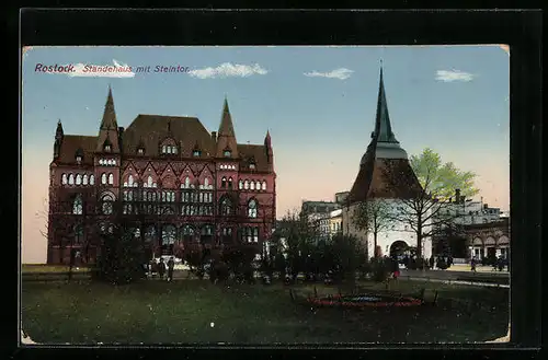 AK Rostock, Ständehaus mit Steintor