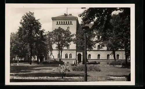 AK Berlin, Staatskrankenhaus der Polizei, Scharnhorststrasse 13, Vorderansicht