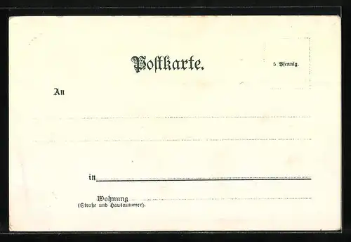 Lithographie Titisee, Totalansicht der Ortschaft